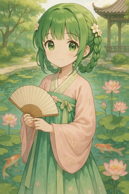 海角动漫-古风少女